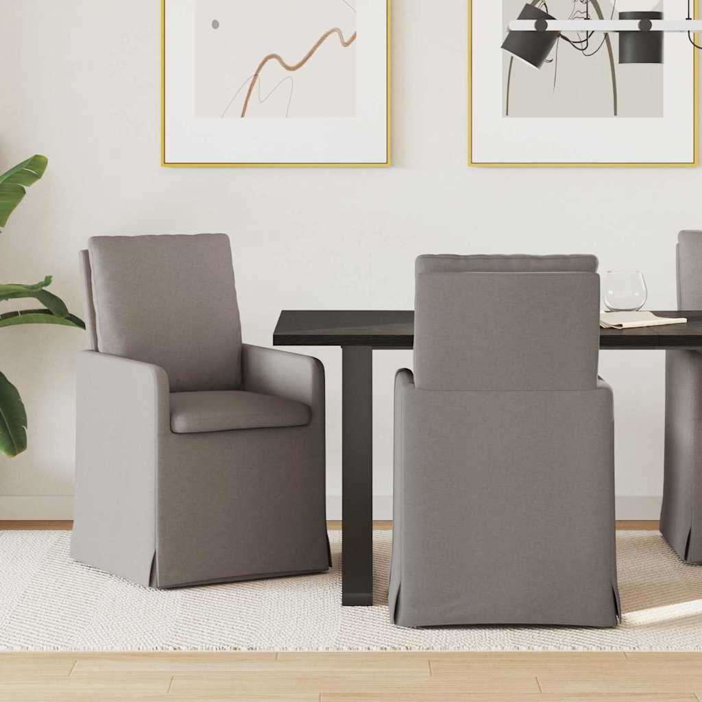 Jídelní Židle 2 Ks Textil 57 X 67 X 98 Cm