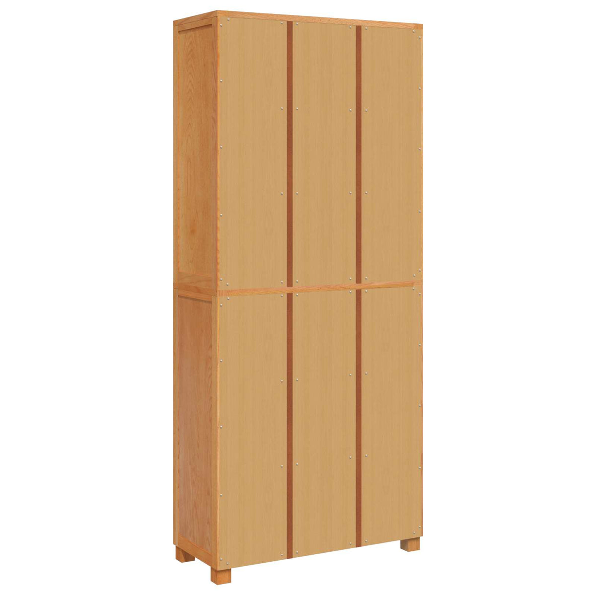 Sada Úložného Nábytku S Policí 2 Ks Přírodní 80 X 35 X 185 Cm