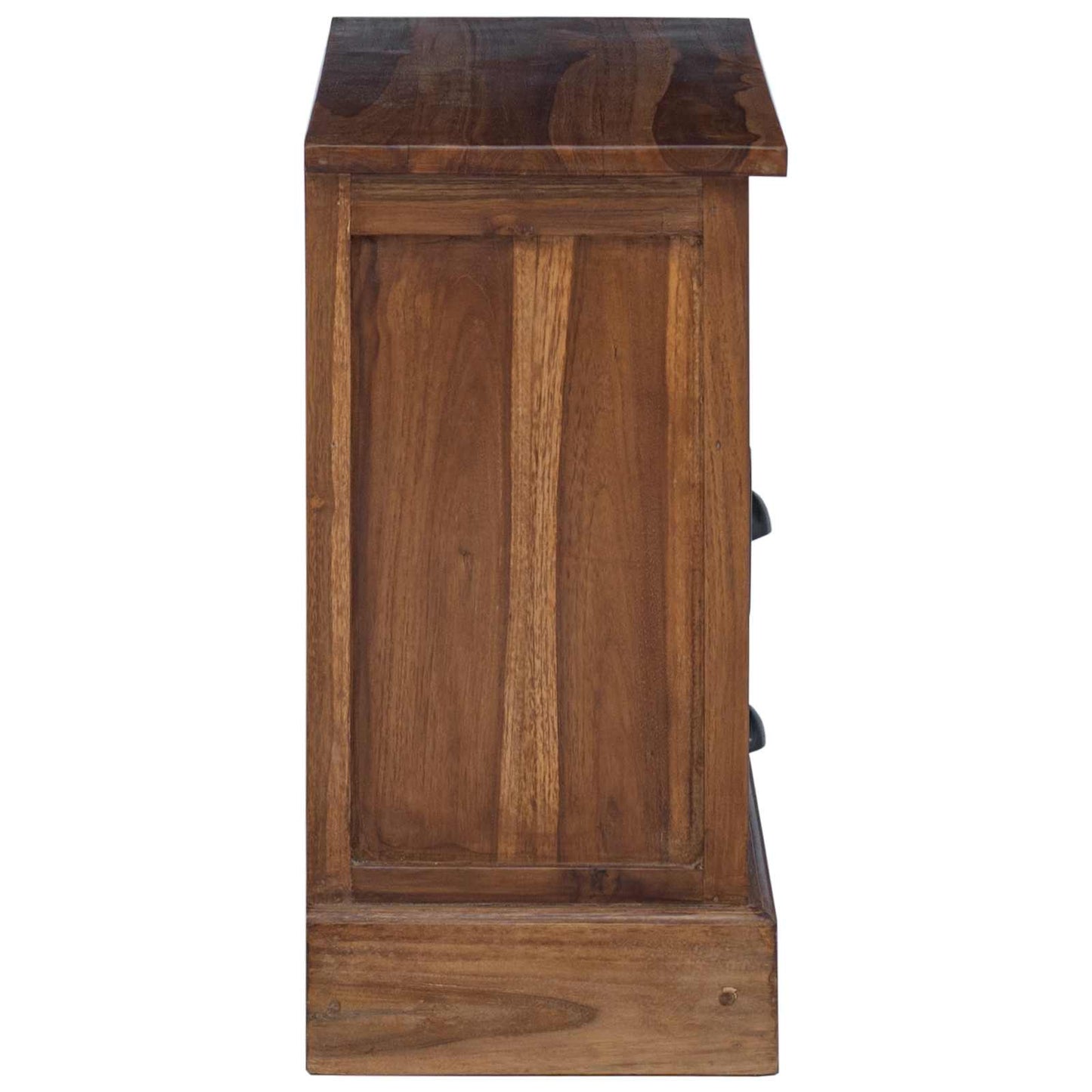 Úložná Skříňka Přírodní 60 X 30 X 60 Cm Pevné Teakové Dřevo