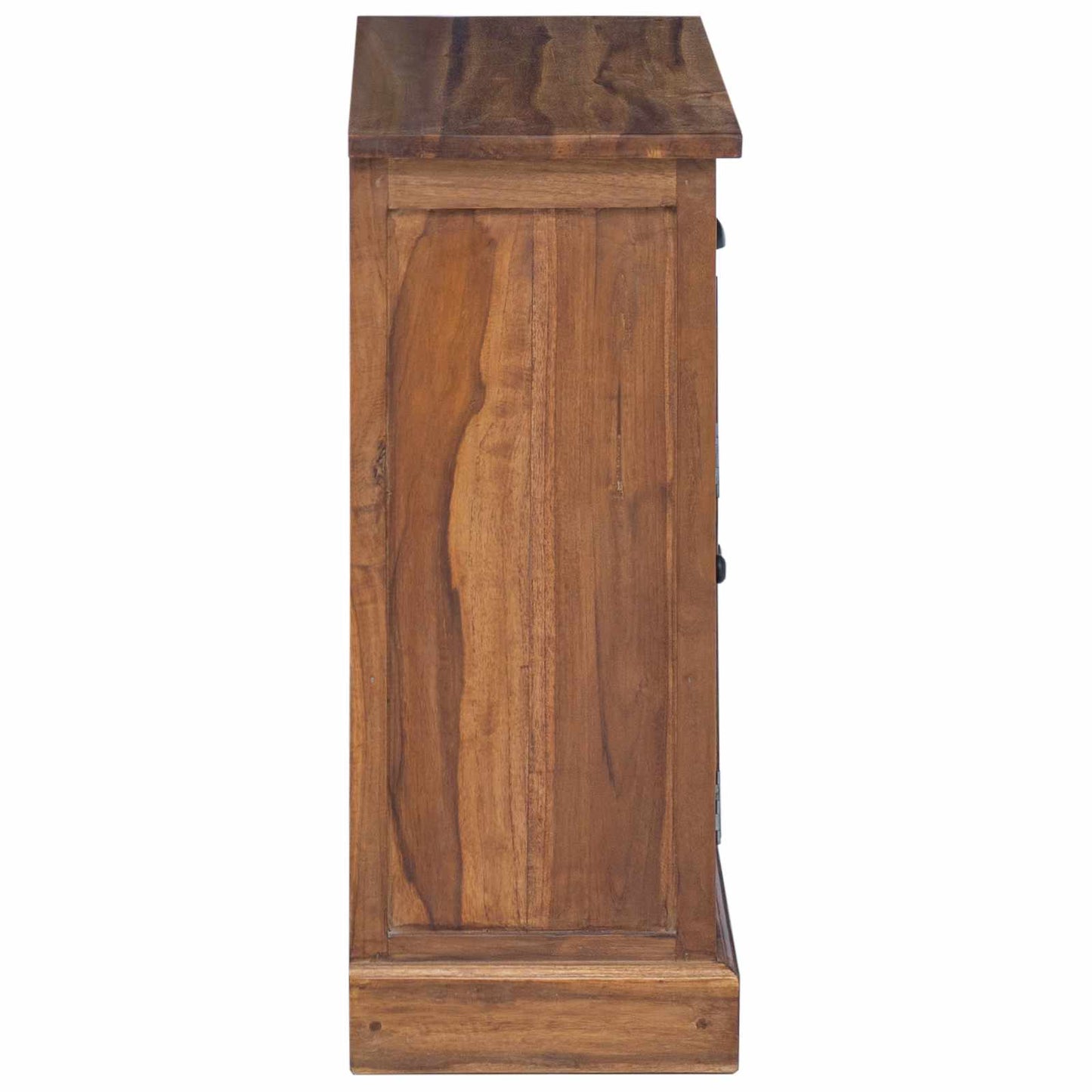 Úložná Skříňka Přírodní 65 X 30 X 75 Cm Pevné Teakové Dřevo