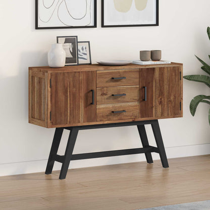 Televizní Stojan Přírodní 110 X 30 X 75 Cm Pevné Teakové Dřevo