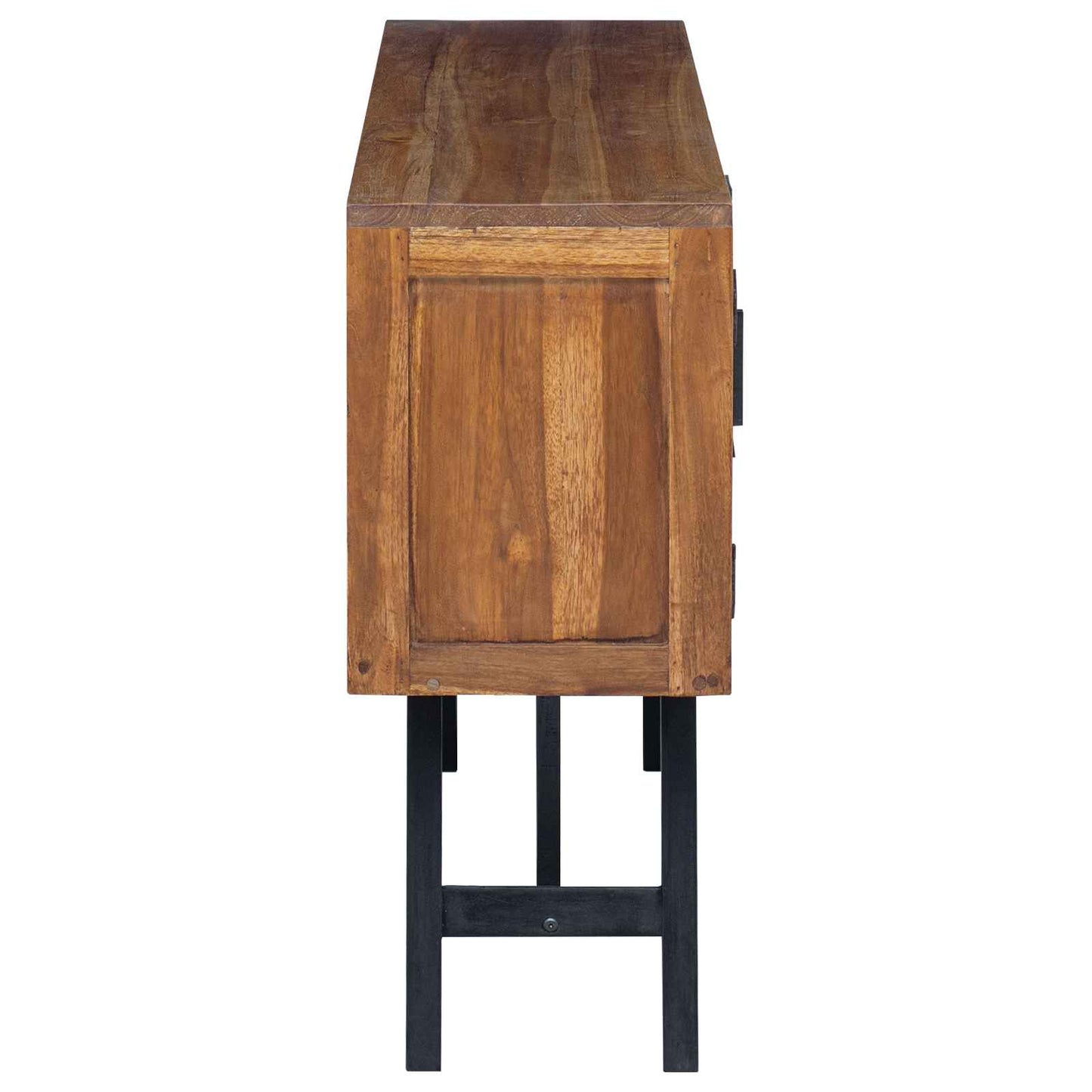 Televizní Stojan Přírodní 110 X 30 X 75 Cm Pevné Teakové Dřevo