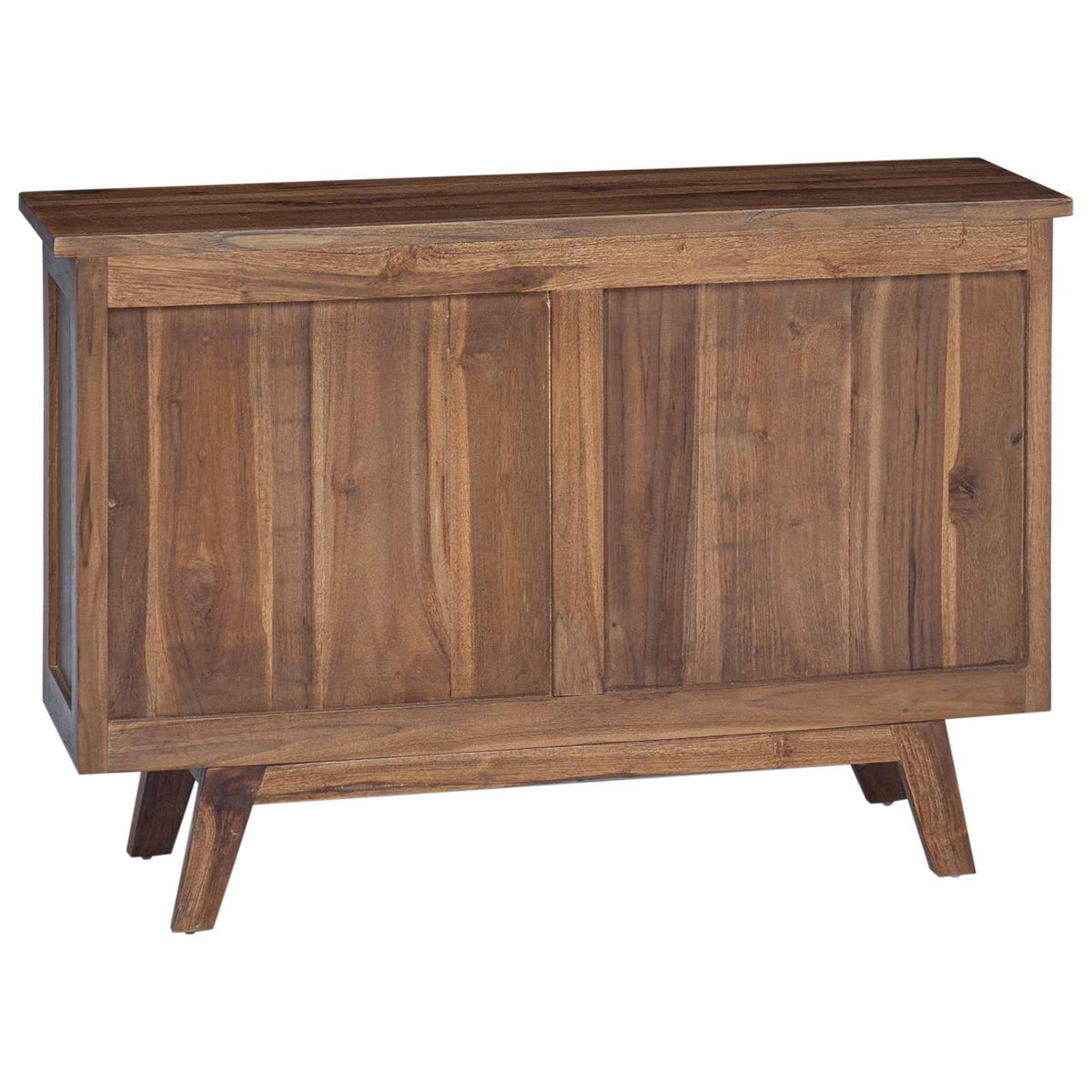Servírovací Skříň Přírodní 100 X 30 X 68 Cm Pevné Teakové Dřevo