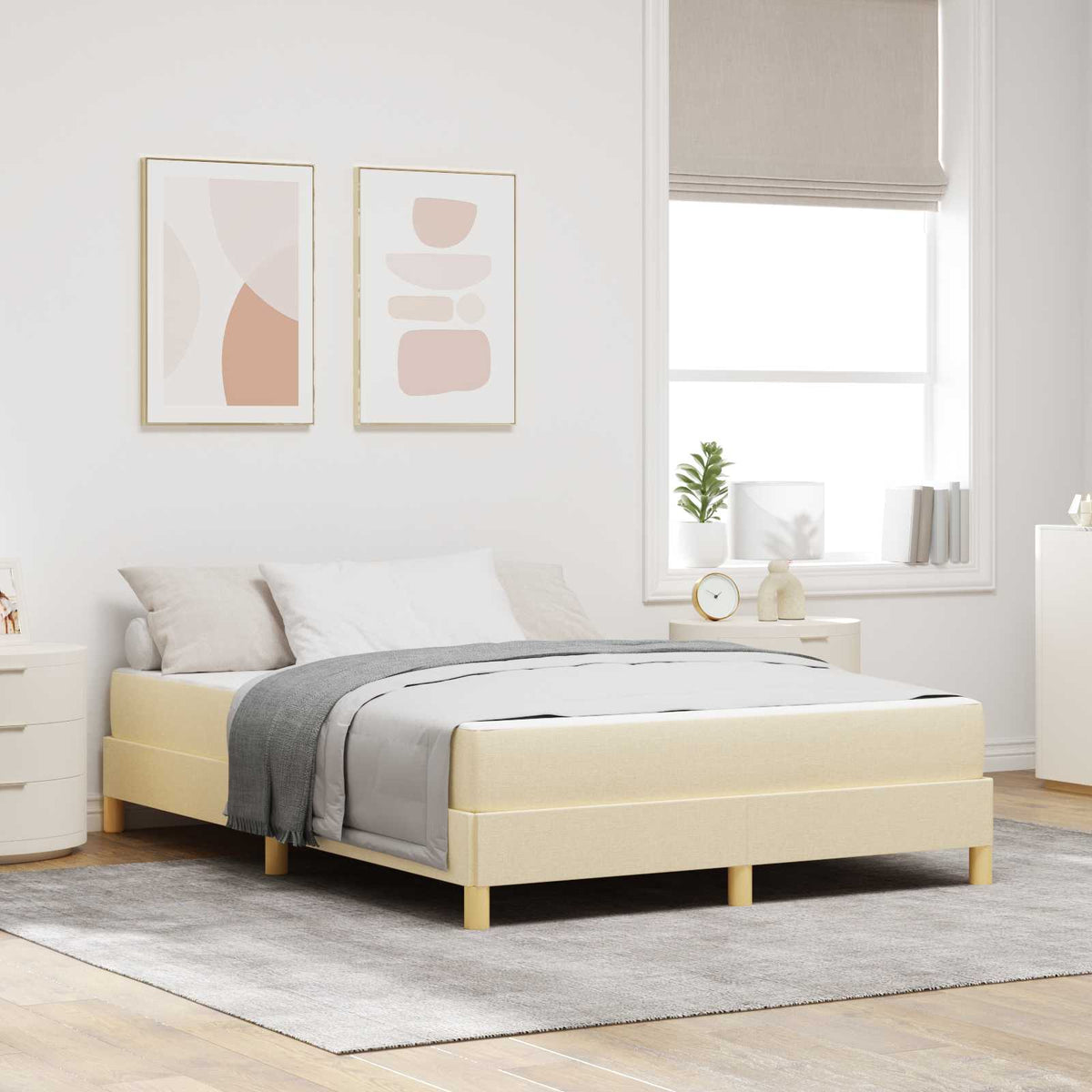 Postel S Boxspringem S Matrací Textil