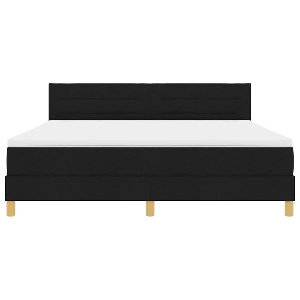Led Box Pružinová Postel S Led Pásky Textil