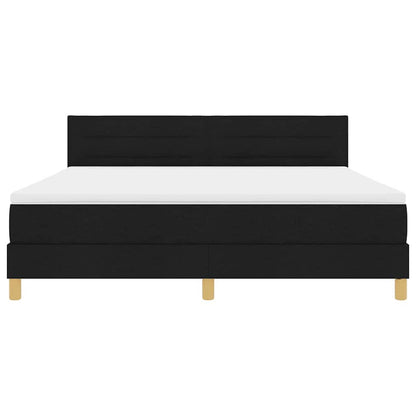 Led Box Pružinová Postel S Led Pásky Textil