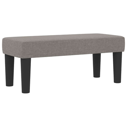 Postel S Boxspringem S Čelo Taupe 100 X 200 Cm Textil