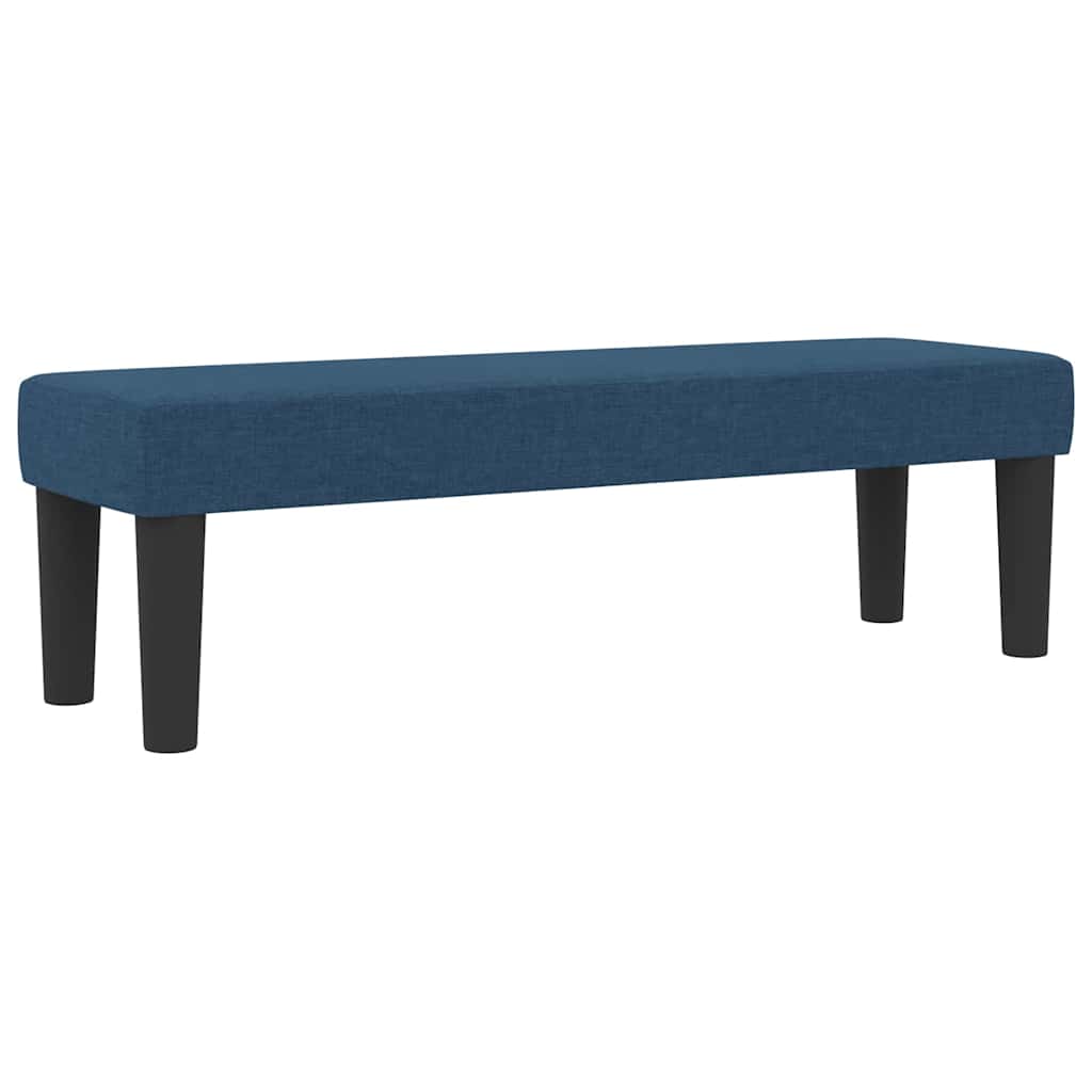 Postel S Boxspringem S Polštářem Modrá 120 X 190 Cm Textil