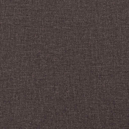 Postel S Boxspringem S Čelo Tmavě Hnědá 200 X 90 Cm Textil