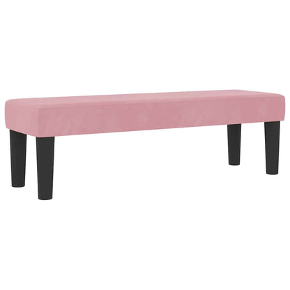 Postel S Boxspringem S Čelo Růžová 200 X 120 Cm Samet