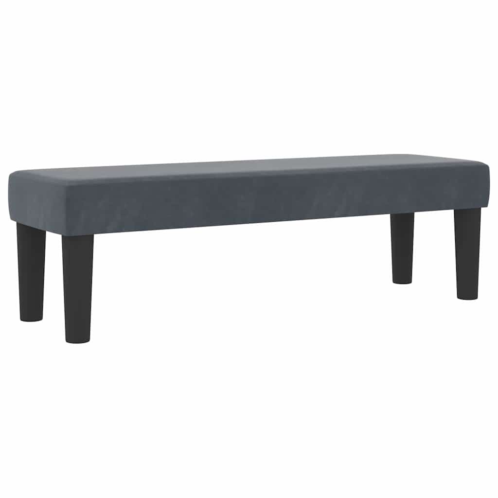 Postel S Boxspringem S Čelo Tmavě Šedá 190 X 140 Cm Samet