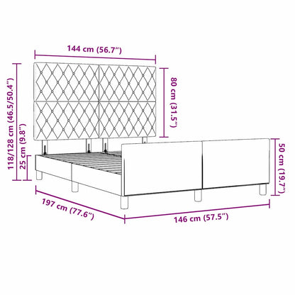 Postel S Boxspringem S Čelo Tmavě Zelená 140 X 190 Cm Samet