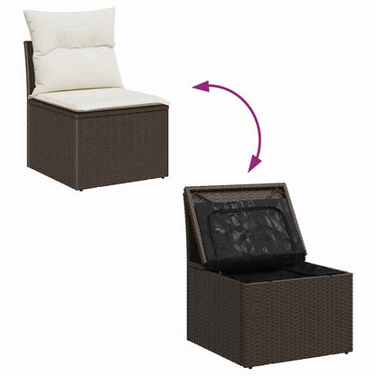 Sada Zahradních Pohovek 6 Ks Polyratan
