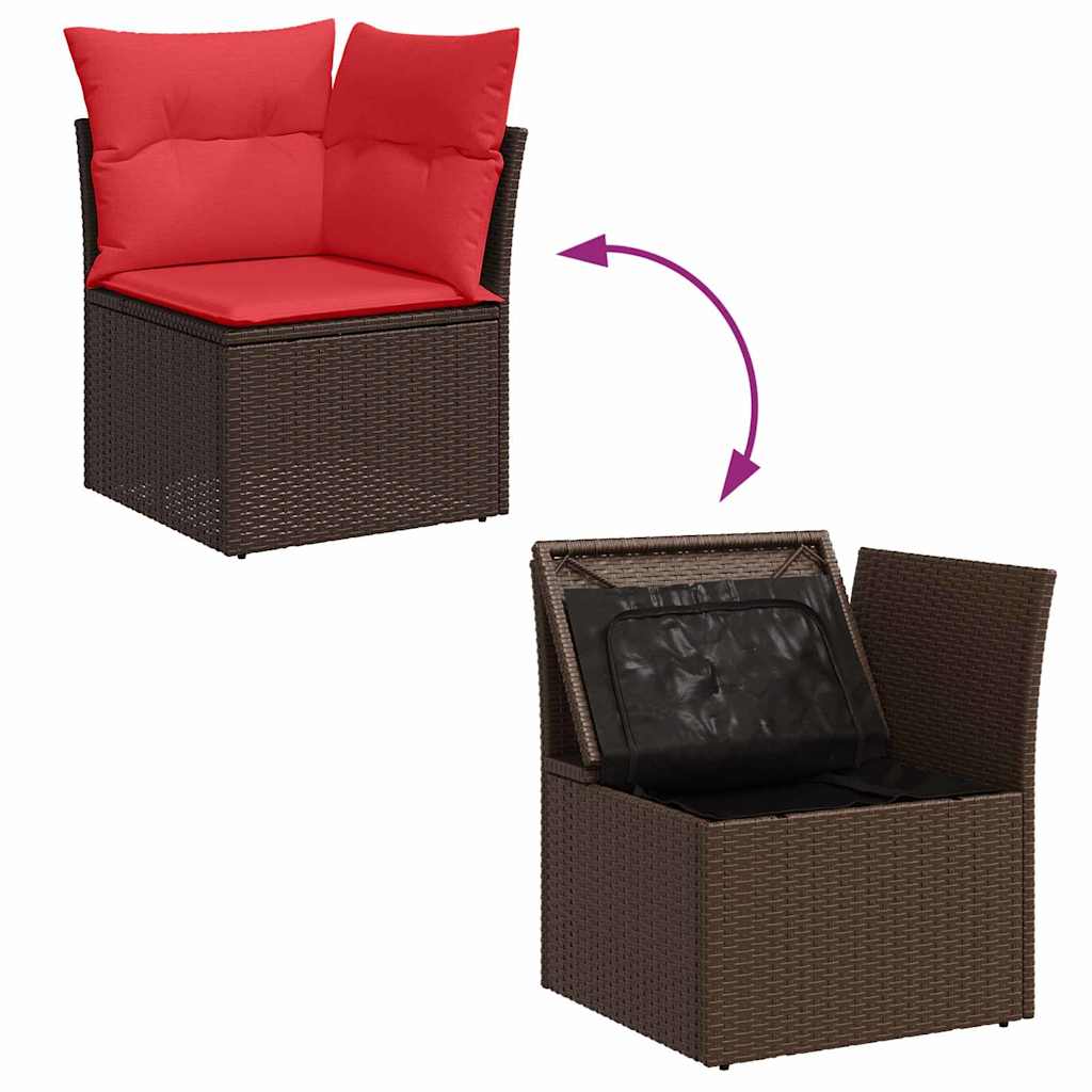 Sada Zahradních Pohovek 7 Ks Polyratan