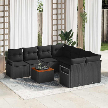 Sada Zahradních Pohovek 9 Ks Polyratan