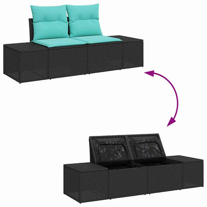 Sada Zahradních Pohovek 7 Ks Polyratan