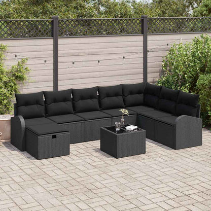 Set Pohovek 9 Ks A Krémová Polyratan