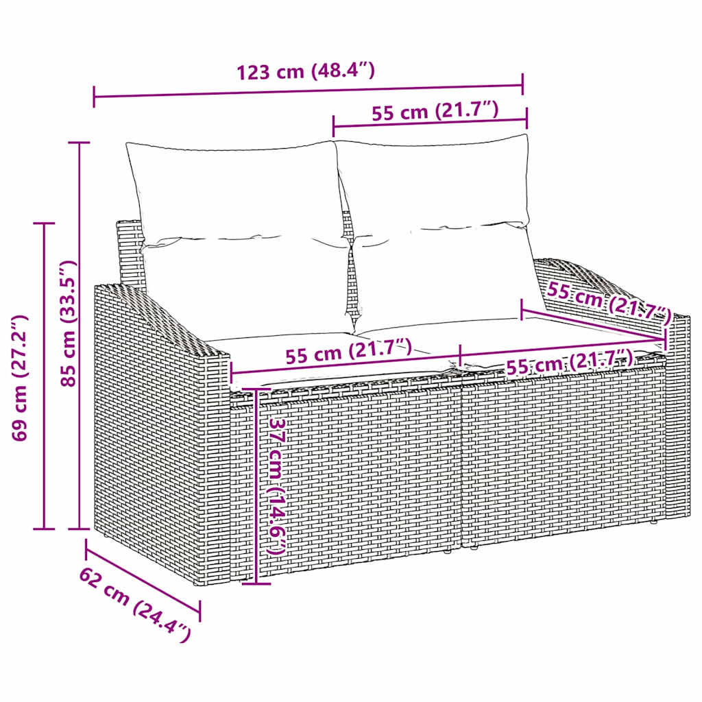 Set Pohovek 4 Ks Polyratan