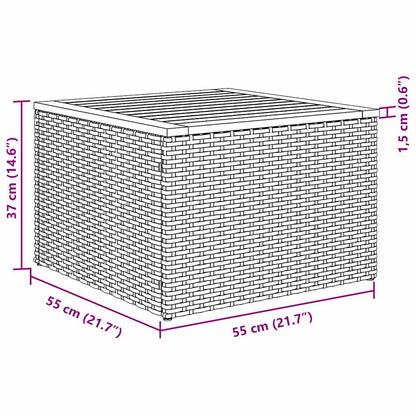 Sada Zahradních Pohovek S Polštářem 6 Pcs Šedá Polyratan