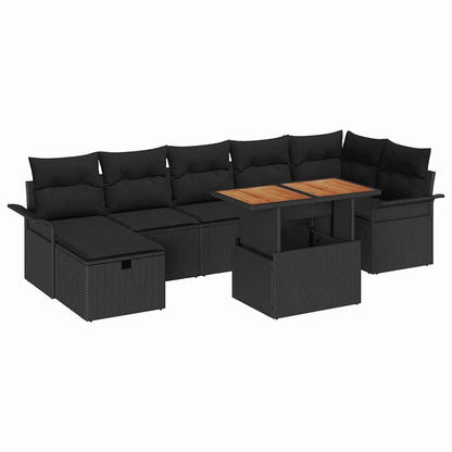 Sada Zahradních Pohovek 8 Ks Polyratan
