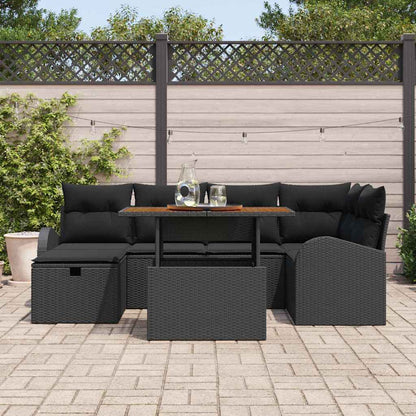 Sada Zahradních Pohovek 7 Ks Polyratan