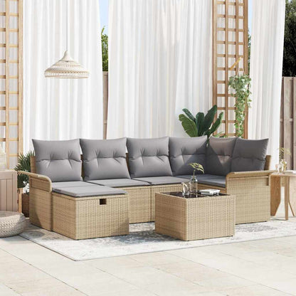Sada Zahradních Pohovek 6 Ks Poly Ratan