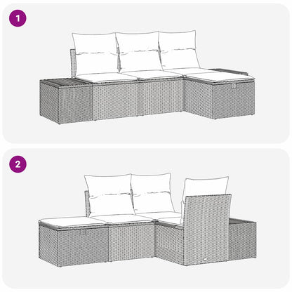 Set Pohovek 4 Ks Polyratan