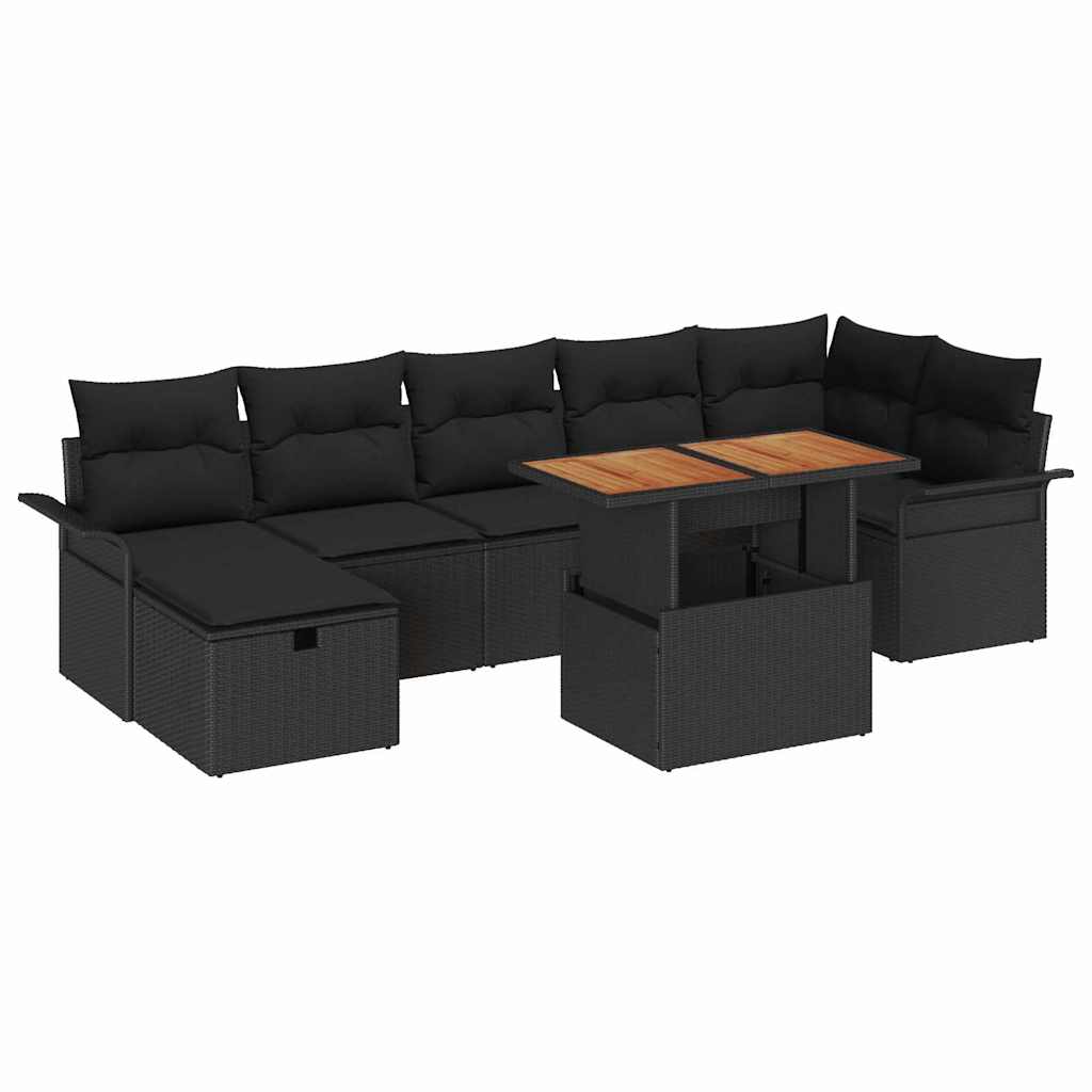 Sada Zahradních Pohovek 8 Ks Polyratan