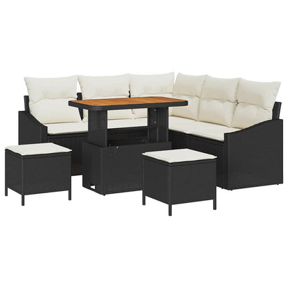 Sada Zahradních Pohovek 8 Ks Polyratan