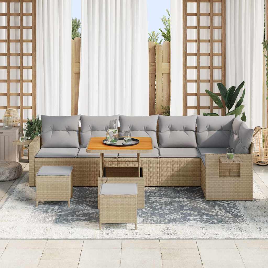 Sada Zahradních Pohovek 11 Ks Polyratan