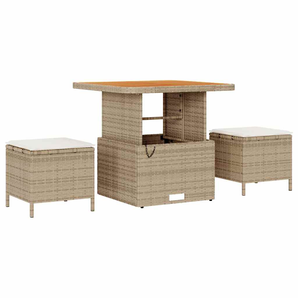 Sada Zahradních Pohovek 8 Ks 5-Počet Míst Béžová A Krémová