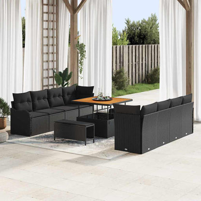 Sada Zahradních Pohovek 11 Ks 10-Počet Míst A Krémová