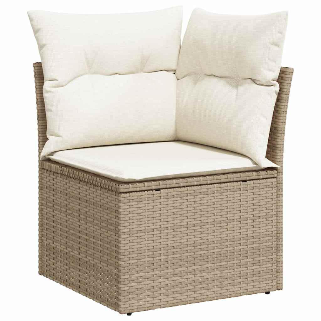Sada Zahradních Pohovek 8 Ks 7-Počet Míst A Krémová