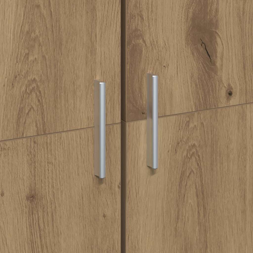 Highboard 60 X 35 X 180 Cm Kompozitní Dřevo Dub Artisan