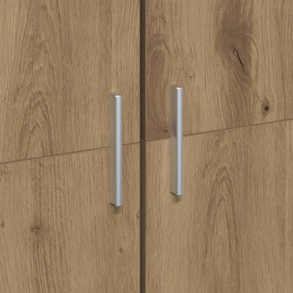 Highboard 60 X 35 X 180 Cm Kompozitní Dřevo Dub Artisan