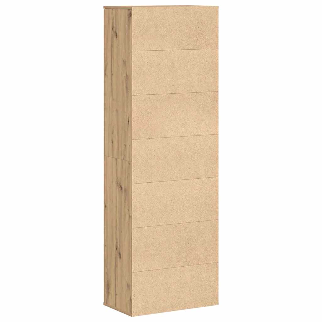 Highboard 60 X 35 X 180 Cm Kompozitní Dřevo Dub Artisan
