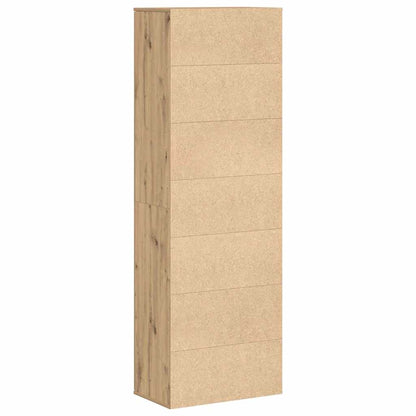 Highboard 60 X 35 X 180 Cm Kompozitní Dřevo Dub Artisan