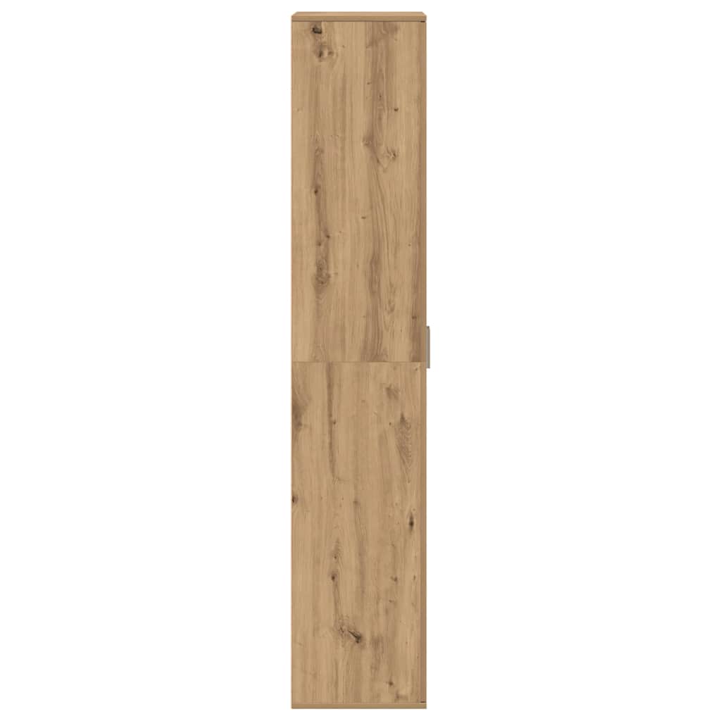 Highboard 60 X 35 X 180 Cm Kompozitní Dřevo Dub Artisan