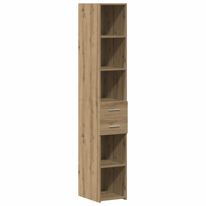 Úložná Skříňka 2 Ks Artisanový Dub 30 X 42,5 X 225 Cm