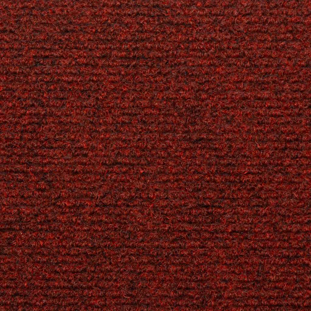 Schodové Rohože Samolepicí 20 Ks 65 X 21 X 4 Cm Bordó Červená S Obdélníkovým Okrajem