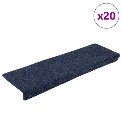 Schodové Rohože Samolepicí 15 Ks 65 X 21 X 4 Cm Tmavě Šedé S Obdélníkovým Okrajem