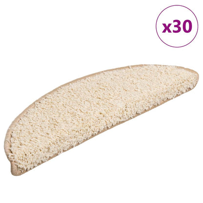 Schodové Rohože 10 Ks Hnědé Půlkulaté