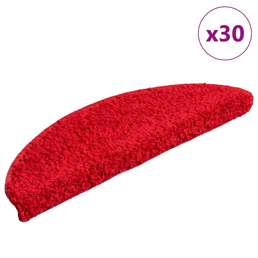 Schodové Rohože 10 Ks Hnědé Půlkulaté