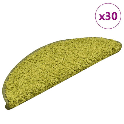 Schodové Rohože 10 Ks Hnědé Půlkulaté