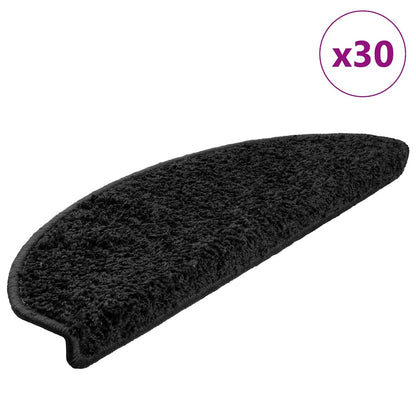 Schodové Rohože 10 Ks Hnědé Půlkulaté