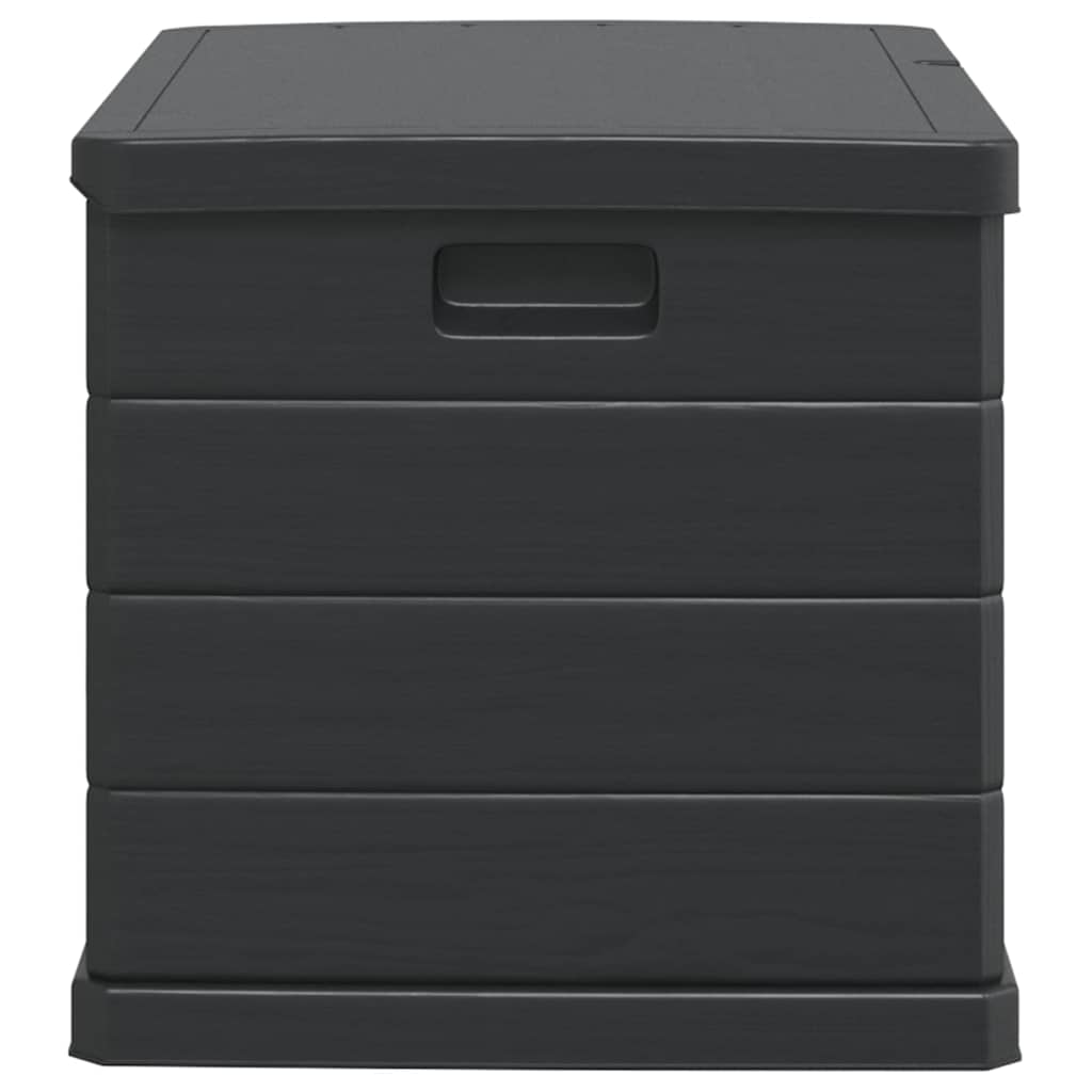 Zahradní Úložná Krabice Antracit 77,5 X 54,5 X 53 Cm Plast