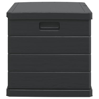 Zahradní Úložná Krabice Antracit 77,5 X 54,5 X 53 Cm Plast
