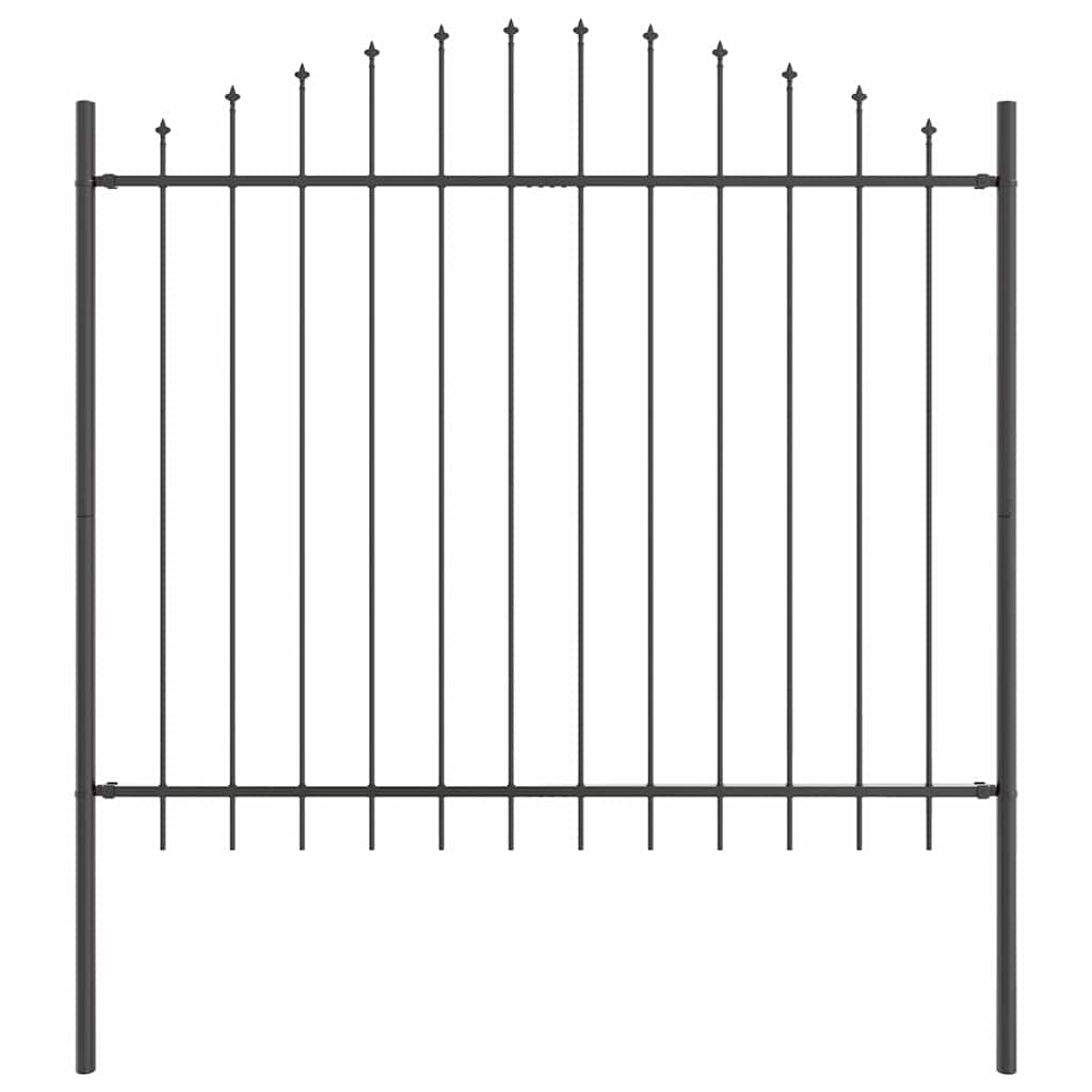 Zahradní Plot Woerden 2 Ks 170 X 165 Cm Práškově Lakovaná Ocel