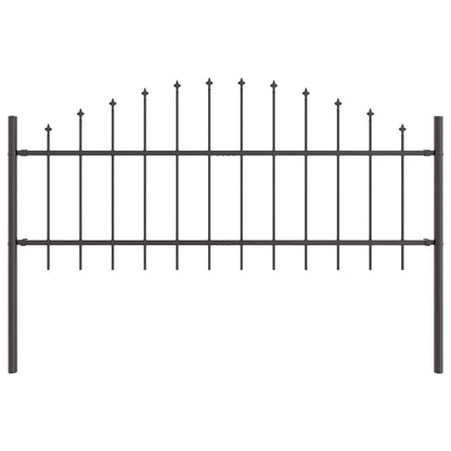 Zahradní Plot Woerden 5 Ks 170 X 115 Cm Práškově Lakovaná Ocel