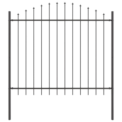 Zahradní Plot Woerden 7 Ks 170 X 190 Cm Práškově Lakovaná Ocel